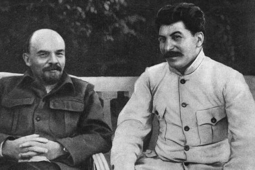 Włodzimierz Lenin i Józef Stalin 