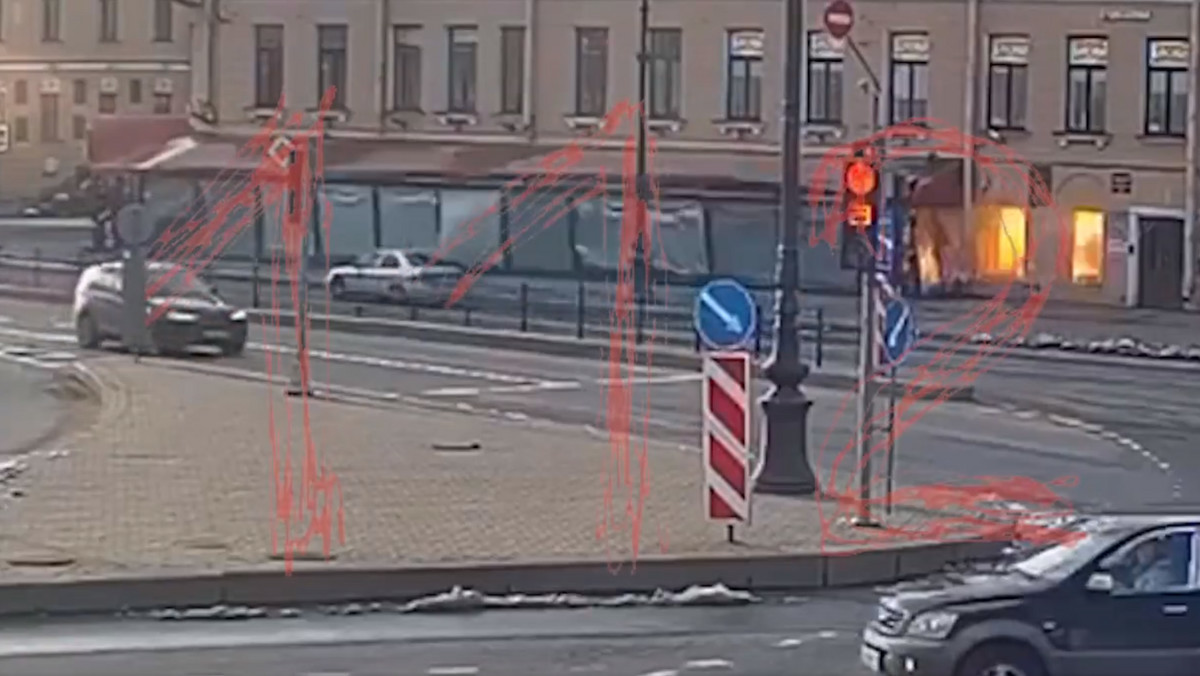 Eksplozja w kawiarni w Petersburgu. Nie żyje prokremlowski propagandysta [WIDEO]