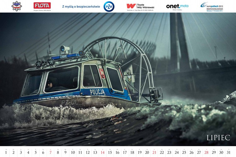 Kalendarz polskiej policji na 2013 rok