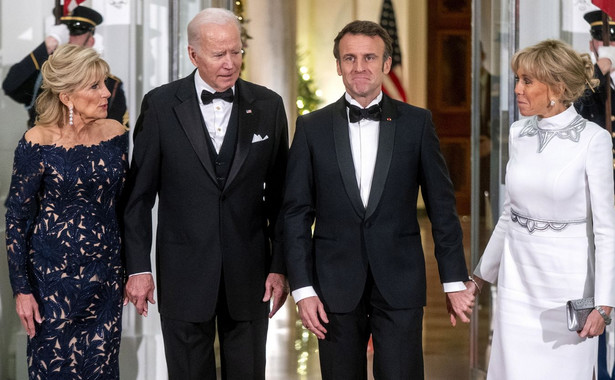 Jill Biden, Joe Biden, Emmanuel Macron, Brigitte Macron