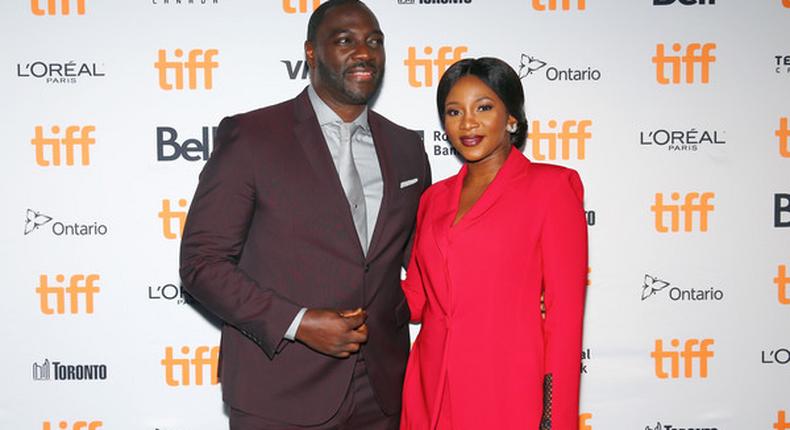 Adewale Akinnuoye Agbaje says Genevieve Nnaji is a perfect fit for the role of his mum in his film, 'Farming'. [Zimbio]