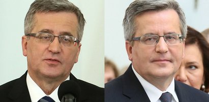 Tak zmarniał prezydent Komorowski