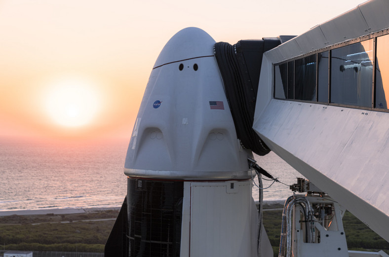 NASA SpaceX Crew-2 - zdjęcie ze startu misji