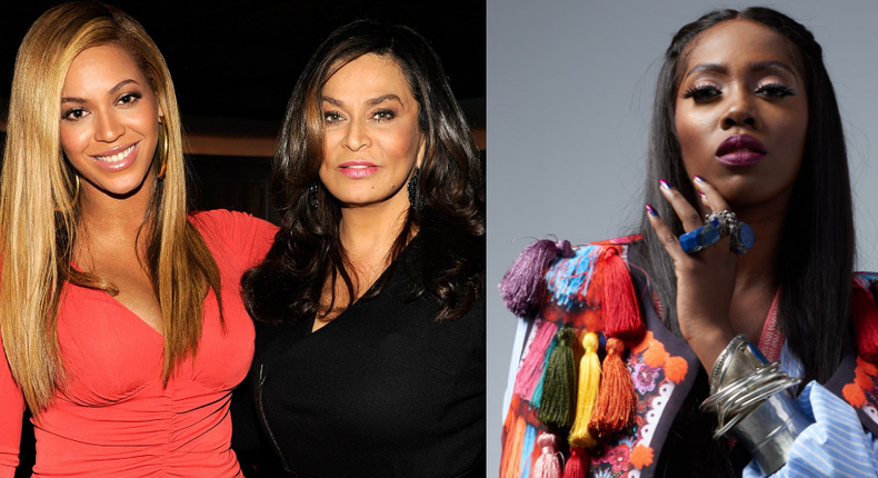 EndSARS: Tiwa Savage and Beyonce's mom, Tina Knowles go back and forth on social media. (GH Gossip)