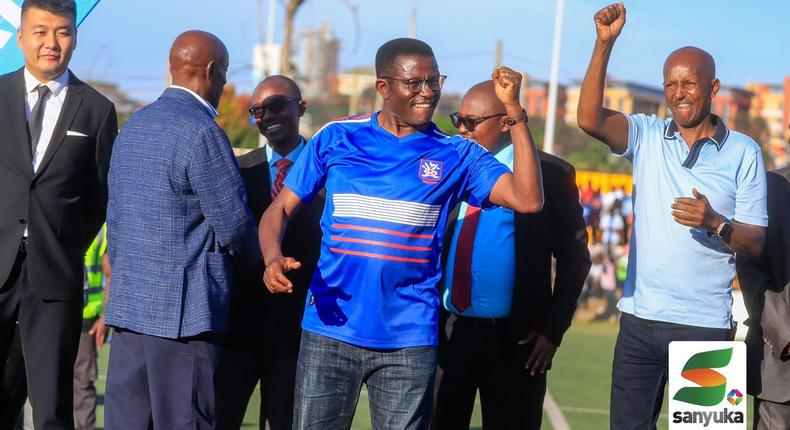 Katikkiro Owek. Peter Mayiga celebrates SC Villas triumph in the Startimes Uganda Premier League