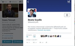 Premier Szydło nie z każdym 'po drodze'. Zbanowała na Twitterze Jarosław Kuźniara i Cezarego Tomczyka