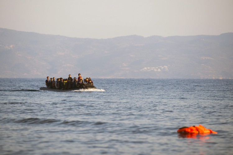 Uchodźcy na Lesbos
