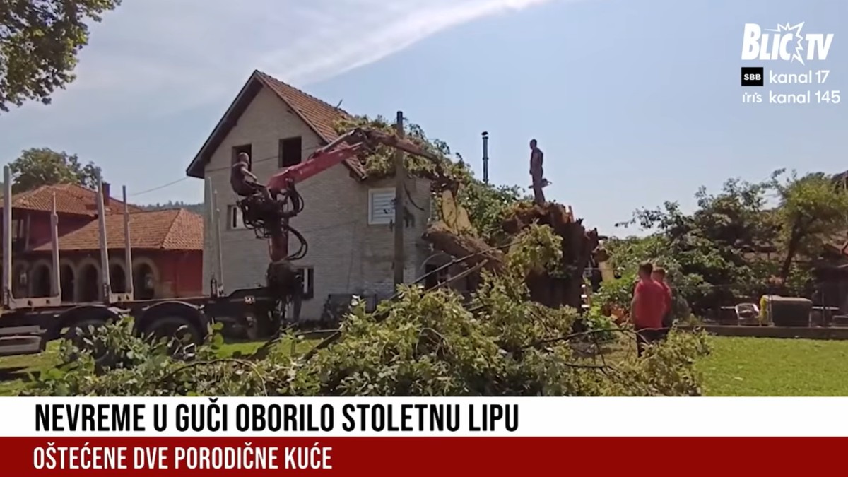 Guča, nevreme