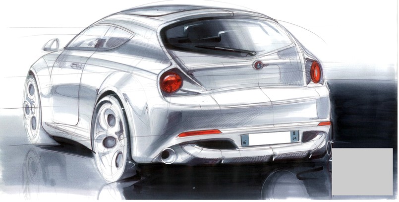 Unikalne szkice nowej Alfy Romeo