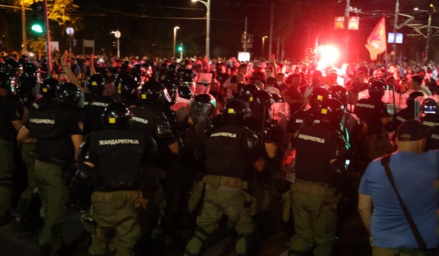 Beograd protest studenti vidovdan incidenti