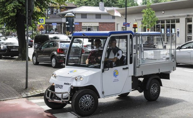 Sopocki Zakład Oczyszczania Miasta wykorzystuje pojazdy elektryczne