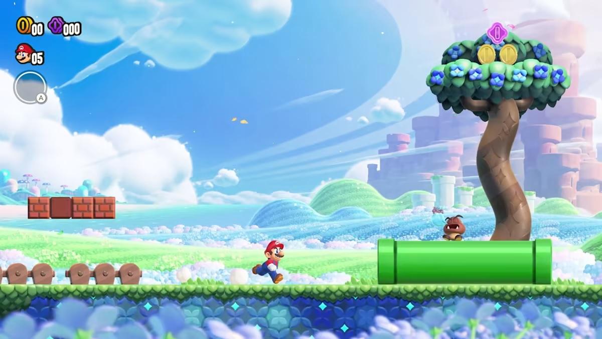 Oficiálny obrázok z hry Super Mario Bros. Wonder.