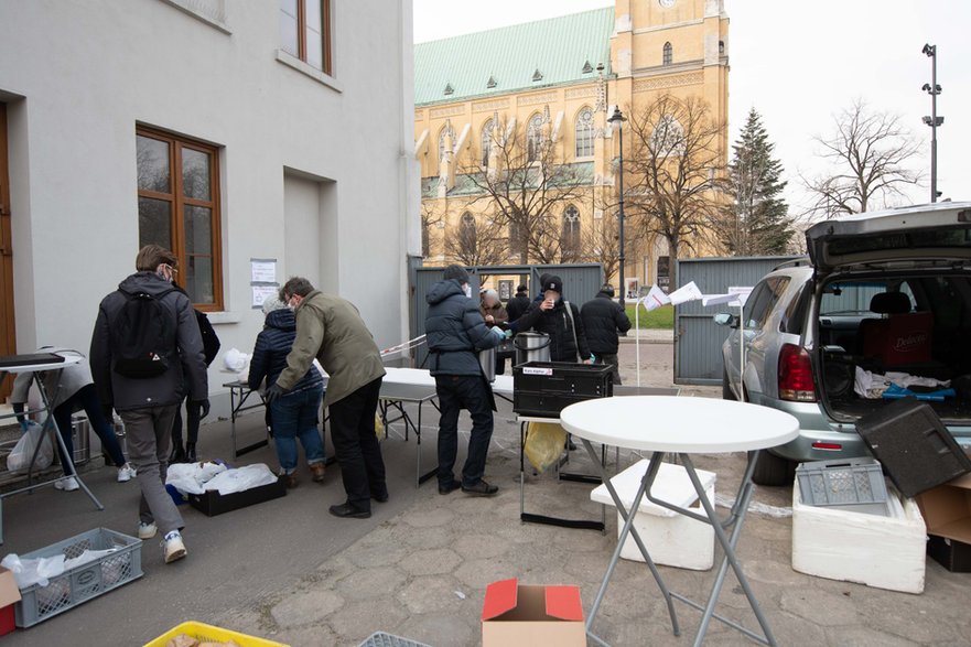 Zupa na Pietrynie podczas epidemii koronawirusa