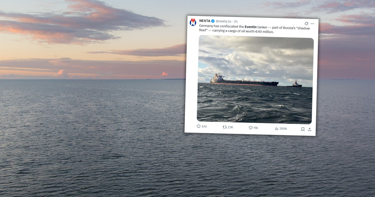 Tankowiec z "floty cieni" Władimira Putina skonfiskowany. Załadunek wart 40 mln euro