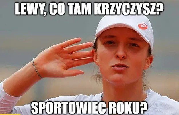 Najlepsze memy z Igą Świątek i Robertem Lewandowskim