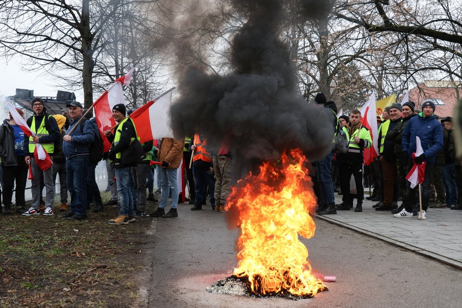 Protest w Warszawie