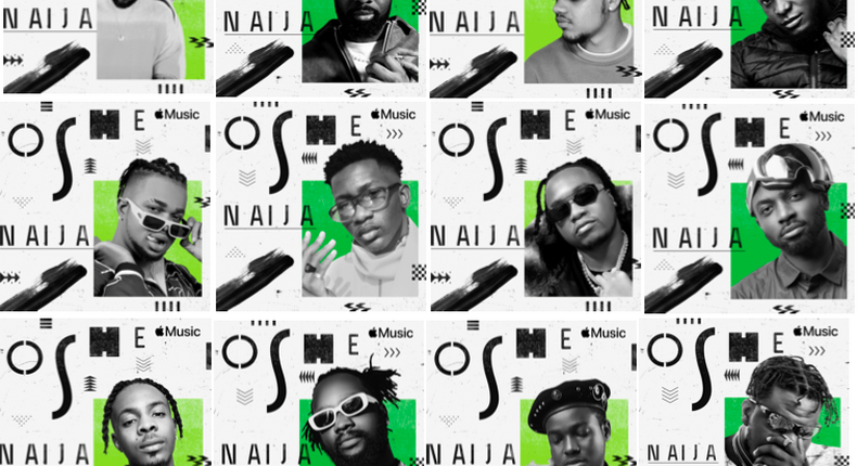 Nigerian producers, Sarz, Pheelz, Tempoe, Legendury Beatz, Spax and more join 'Oshe Naija Campaign' Apple Music for Independence Day. (Apple Music)