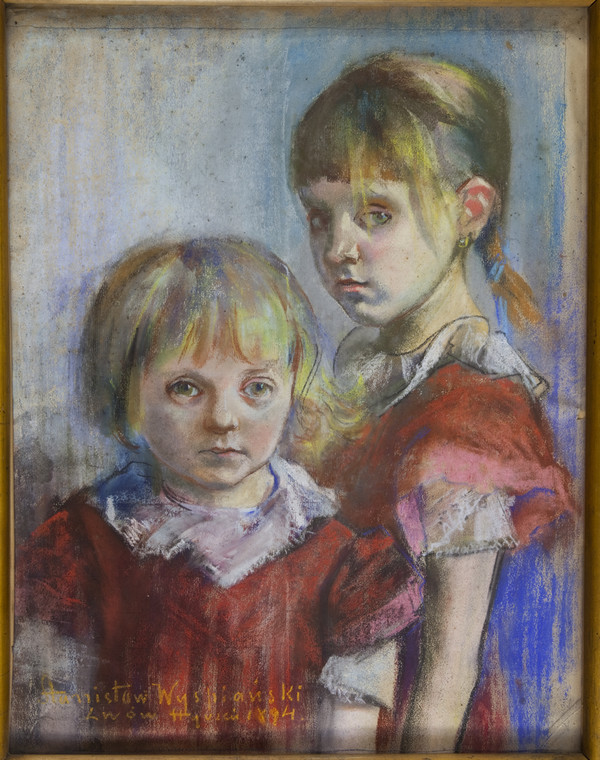 Stanisław Wyspiański, "Portret dwóch dziewczynek"