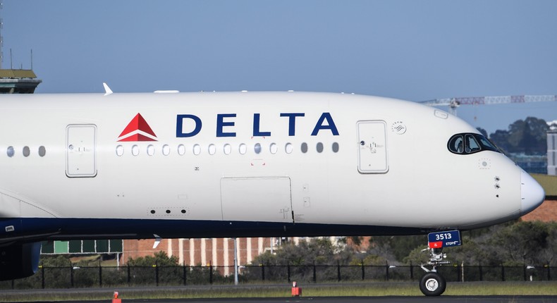 A Delta aircraft.