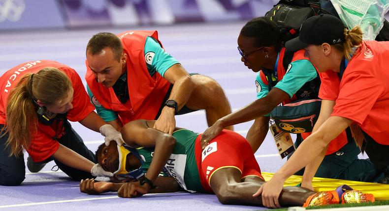 JO 2024 des nouvelles  Lamecha Girma évacué aux urgences