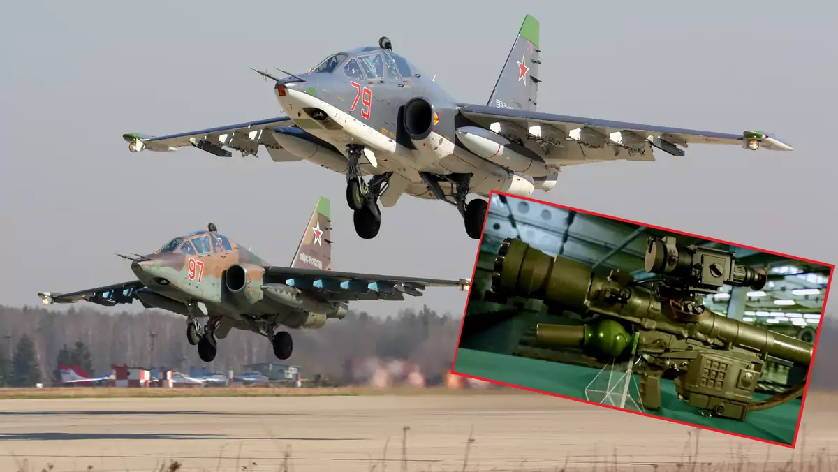 Rosyjski samolot Su-25 kontra polski system Piorun