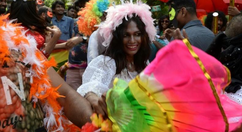 Indian members of the Lesbian, Gay, Bisexual, Transgender community take part in a pride parade, calling for freedom from discrimination in Chennai in June