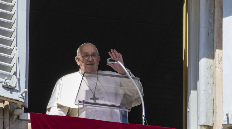 Ferenc pápa betegeskedik/Fotó: MTI/AP/Gregorio Borgia