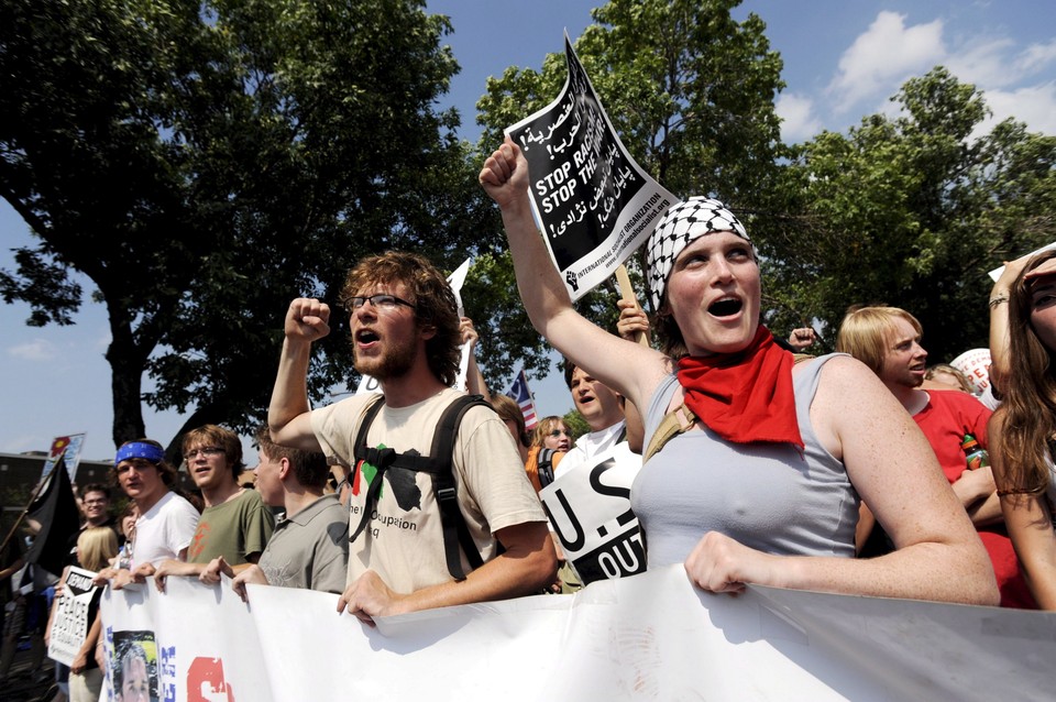 USA KONWENCJA REPUBLIKANÓW PROTEST