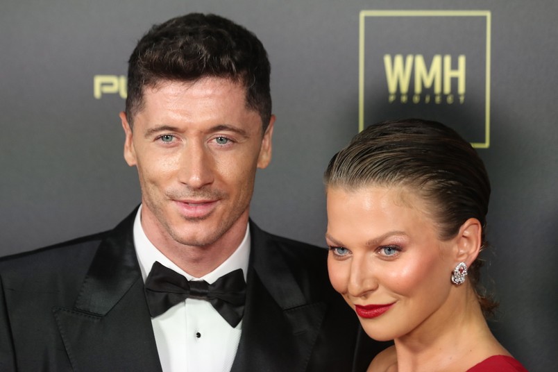 Robert Lewandowski i Anna Lewandowska