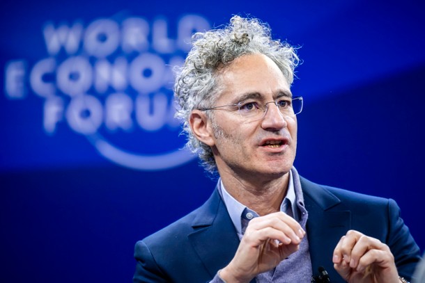 Alex Karp na forum ekonomicznym w Davos