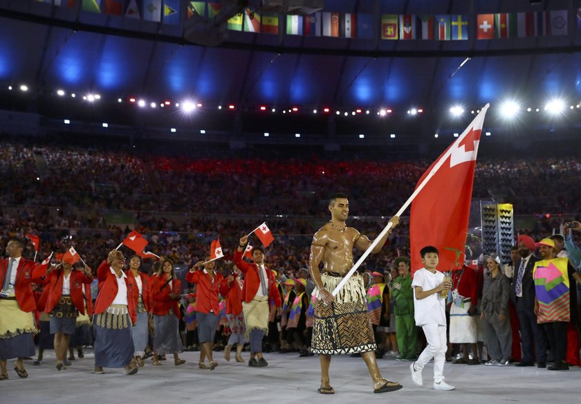 Rio 2016: Pita Taufatofua, chorąży z Tonga, dostaje propozycje matrymonialne