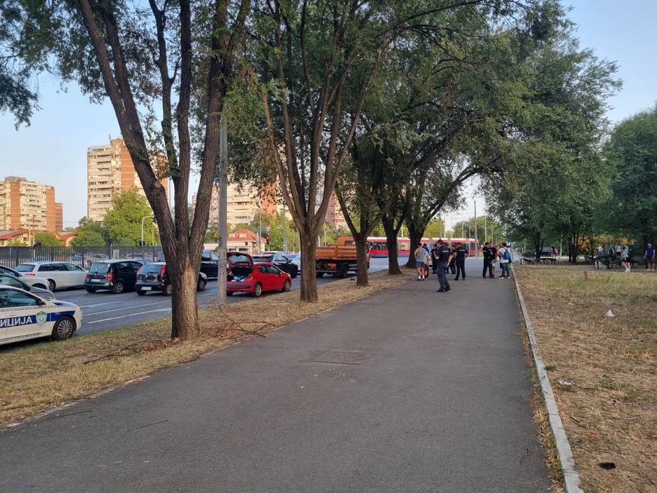 Oboren dečak na Novom Beogradu