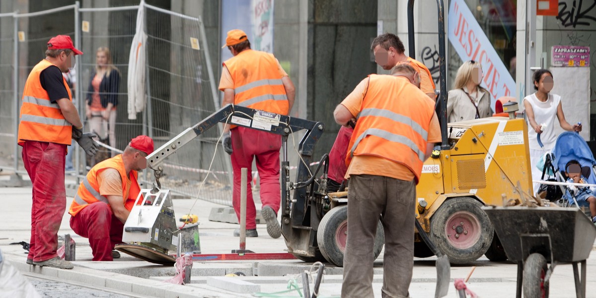 Remontują Katowice tylko w centrum