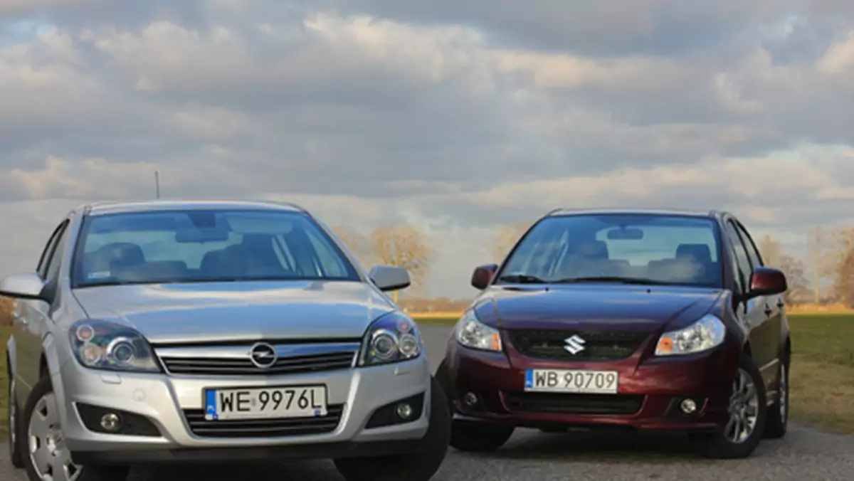 Suzuki SX4 kontra Opel Astra - Naciągani konkurenci?