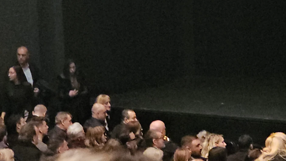 Porodica Žarka Lauševića na njegovoj komemoraciji