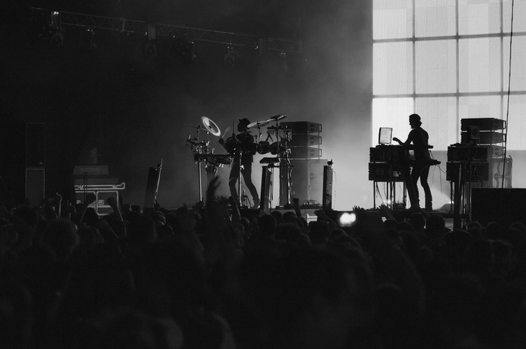 Booka Shade live / fot. Maciek Suchorabski