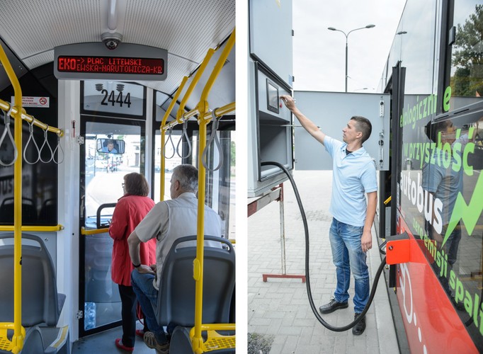 Darmowa linia EKO z elektrycznym autobusem w Lublinie <br><br>fot.  (wp/cat) PAP/Wojciech Pacewicz