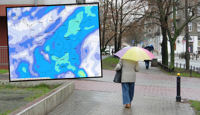 Deszczowe chmury opanują Polskę. We wtorek nie będzie ucieczki od jesiennej pogody