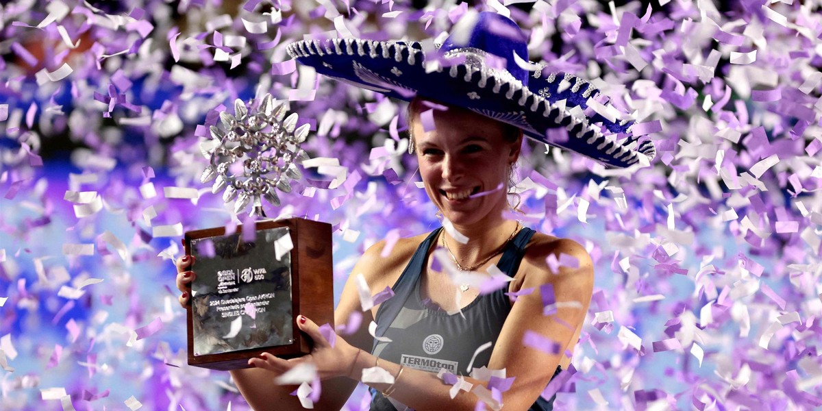 Co za widok! Magdalena Fręch pokonała Olivię Gadecki w finale turnieju WTA 500 w Guadalajarze. 