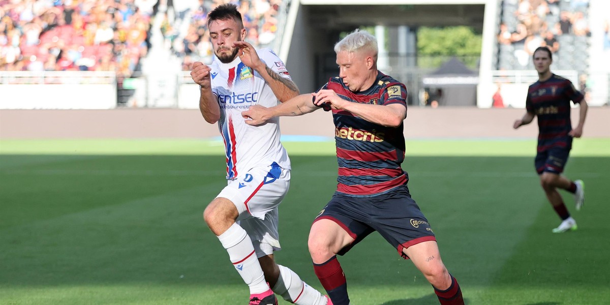 Pogoń Szczecin do przerwy przegrywała z Linfield.