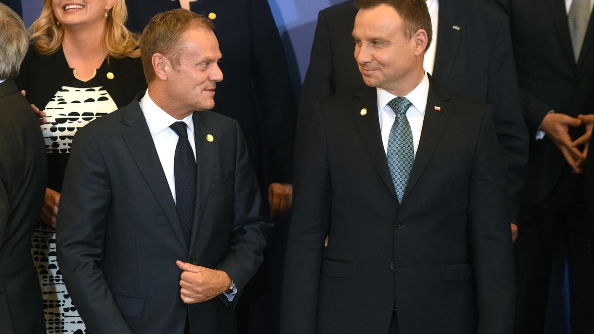 Andrzej Duda Donald Tusk polityka PiS Prawo i Sprawiedliwość Unia Europejska