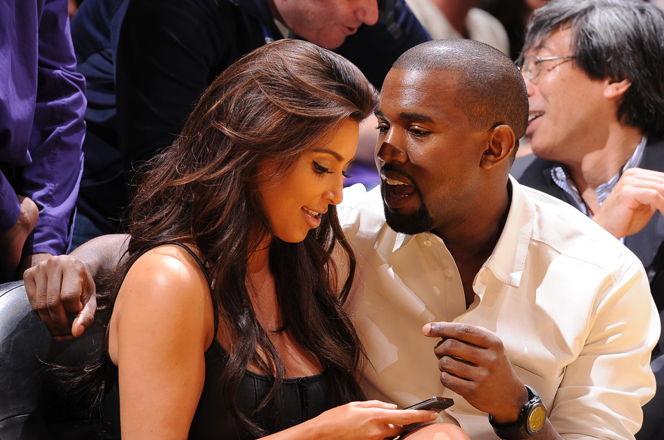 Kim Kardashian i Kanye West (fot. Getty Images)