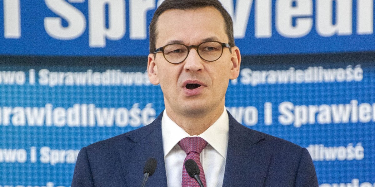 Premier Mateusz Morawieckie 