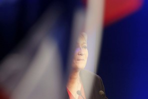 Marine Le Pen, French National Front political party candidate for French 2017 presidential election