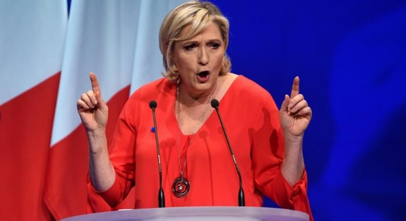 French far-right candidate for the presidency Marine Le Pen has surged to the top of the poll ratings since conservative Francois Fillon lost his frontrunner status in a morass of scandals