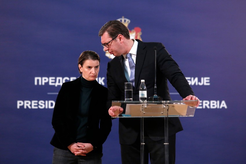 Ana Brnabić i Aleksandar Vučić