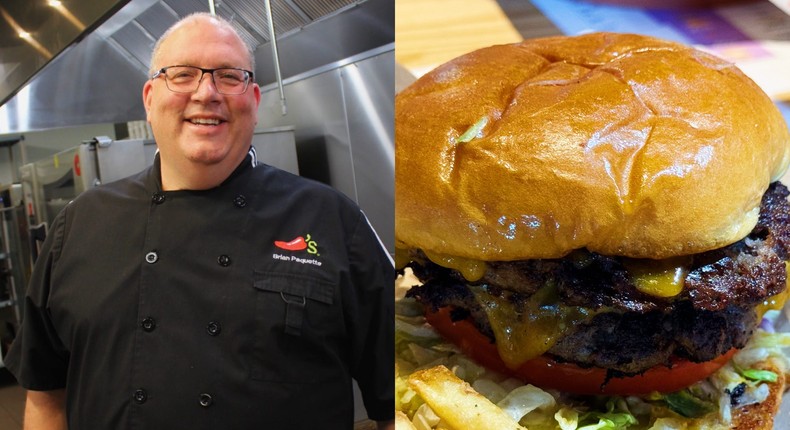 Brian Paquette, the head of culinary at Chili's, said the key to making a perfect burger is choosing the right ground meat.Erin McDowell/Business Insider