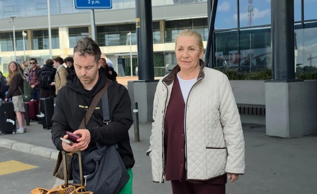 Vesna Zmijanac na aerodromu