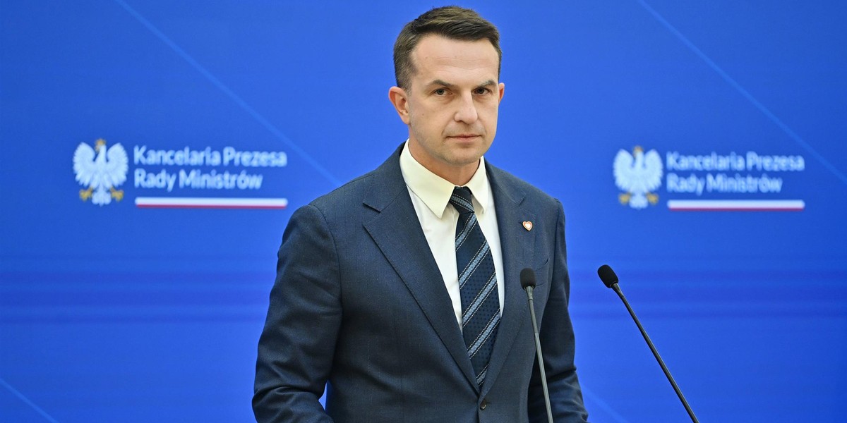 Rzecznik rządu Adam Szłapka.