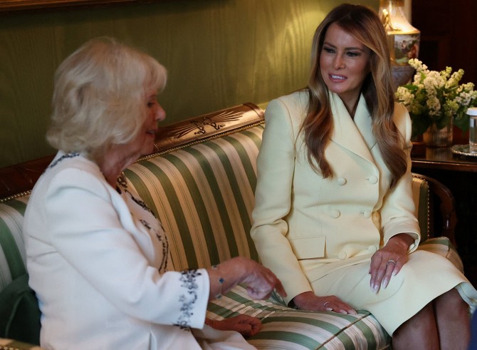 Supruga krallja Čarlsa III i Melanija Tramp